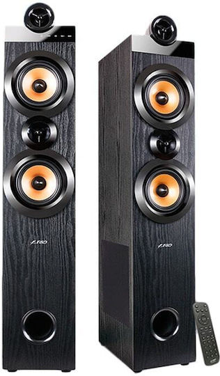 F&D Самоусилващи се тонколони 2 Брой шофьори 160W (Двойка) Черен