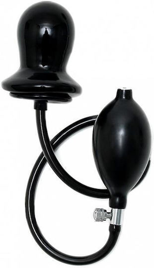 Rimba Bondage Play Inflatable Plug Massive Core Anal Plug Schwarz