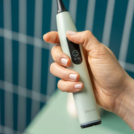 Beurer Electric Toothbrush with Pressure Sensor Green