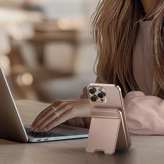 Satechi OntheGo MagSafe Power Bank 5000mAh 15W με Θύρα USB-C Ροζ Χρυσό