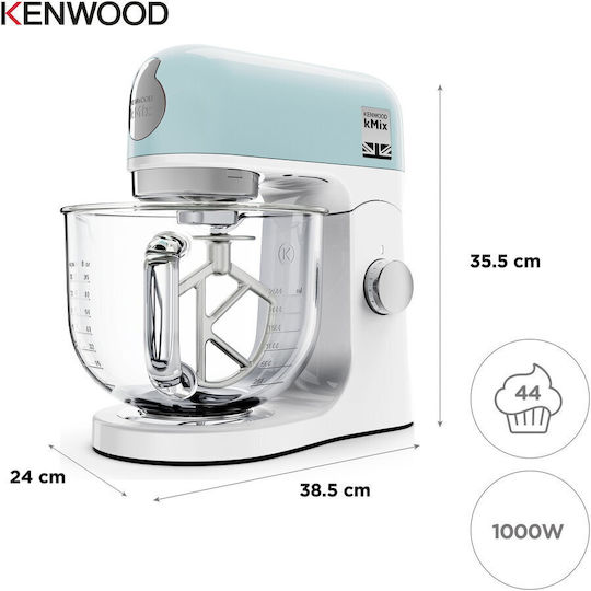 Kenwood Kmix Стенд миксер 1000W със Стъклена Купа 5лт