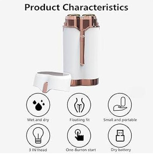 Kemei Km-151 Rotating Electric Shaver Face / Body Rechargeable / Corded