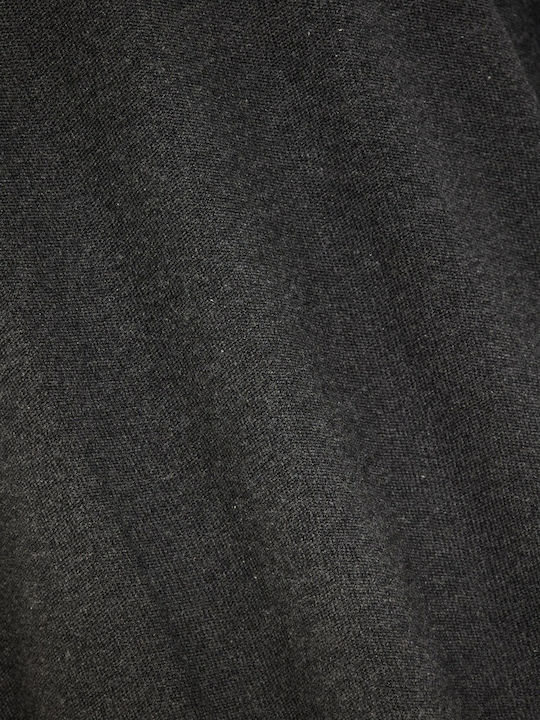 Herrenblusen Langarm Pullover Grau