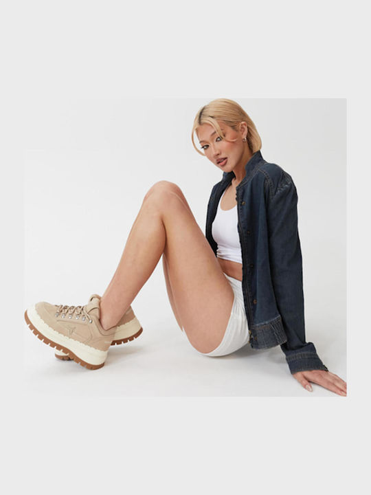 Ultimatum Women's Beige Sneakers