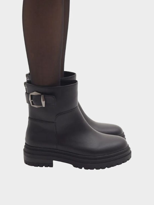 Stiefeletten Damen Schwarz