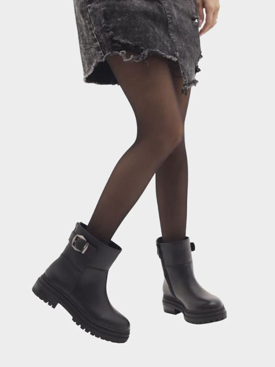 Stiefeletten Damen Schwarz