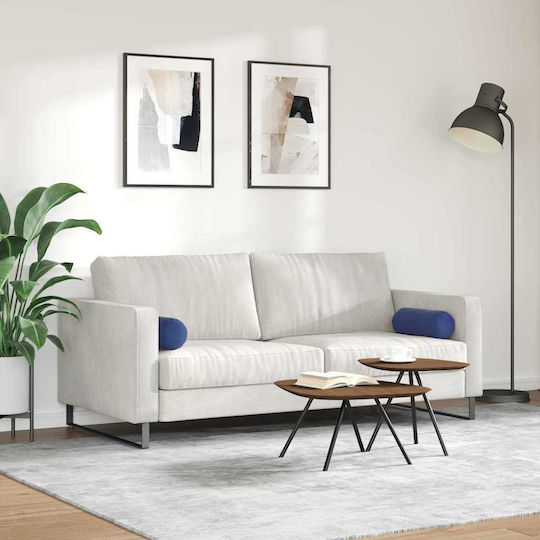 vidaXL Velvet Blue Police Sofa Cushion 40x15cm