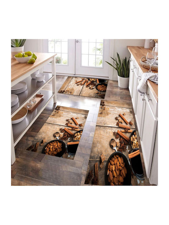 Homeone Rectangular Kitchen Mat with Anti-slip Underlay Cil-3 120x180εκ.