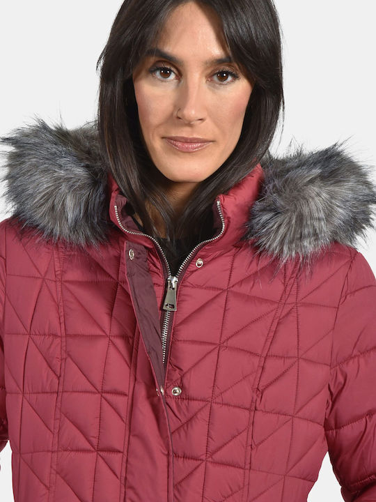 Women's Lifestyle Jacket for Winter Red