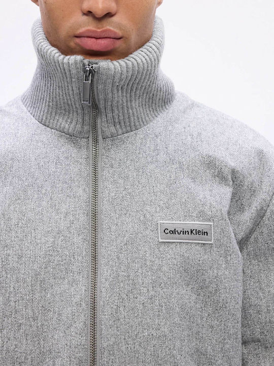 Jacket Puffer Grey Melange
