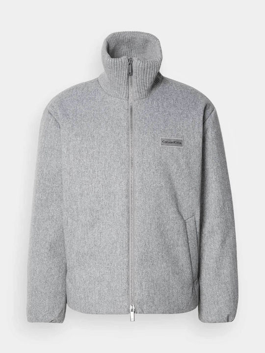Jacket Puffer Grey Melange