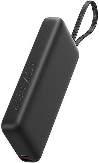 Acefast M22 Power Bank 20000mAh με Θύρα USB-A και Θύρα USB-C Power Delivery Μαύρο