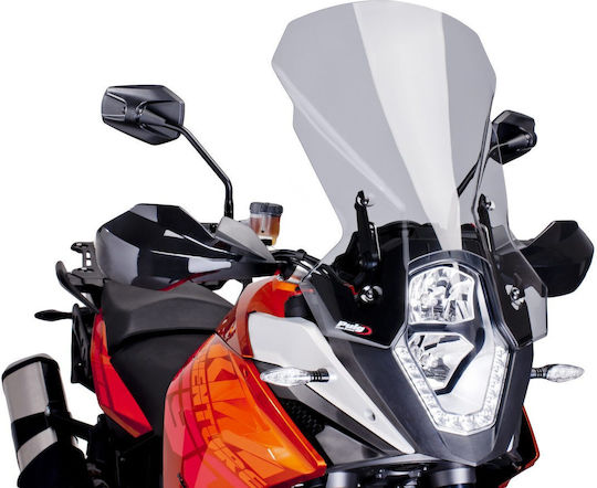 Puig Touring Motorcycle Windshield & Windscreen Tinted Visor for KTM 1090 Adventure 6494H