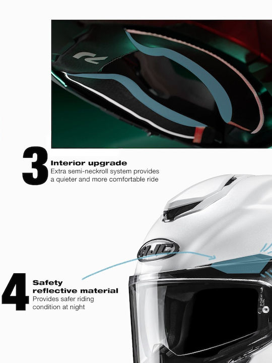 HJC R-PHA 72 Phyta MC1 Каска За Мотор Full Face ECE 22.06 1450 гр с Pinlock и Sunvisor