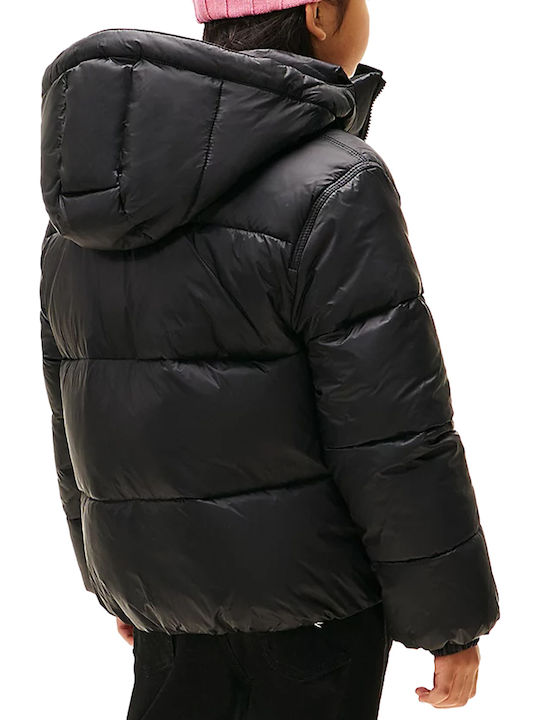 Kids' Casual Jacket with Hood Black