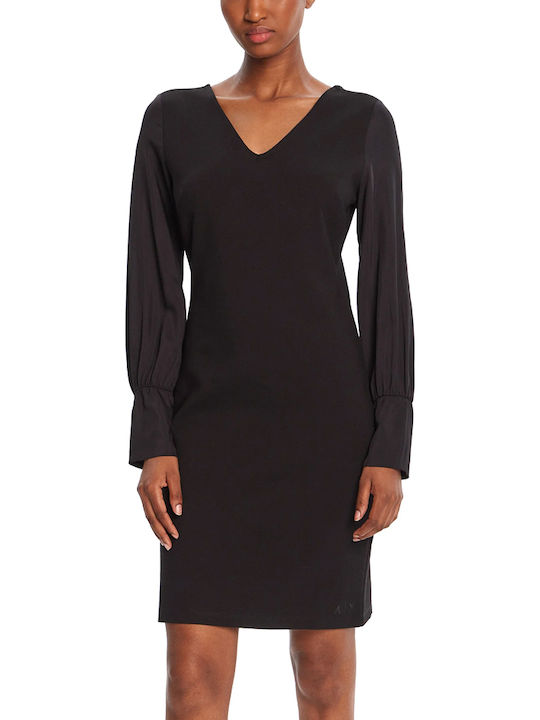 Mini Abendkleid Off-Shoulder Schwarz