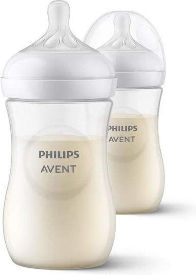 Philips Πλαστικό Μπιμπερό Κατά των Κολικών με Θηλή Σιλικόνης για 0+ μηνών Διάφανο 260ml