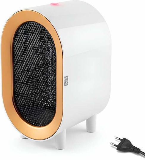 Fan Heater Room Floor White 1200W