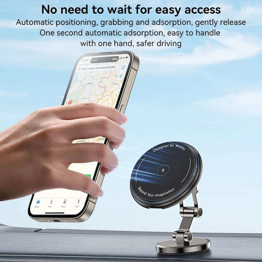 Yesido Car Mobile Mount with Magnet MagSafe Black