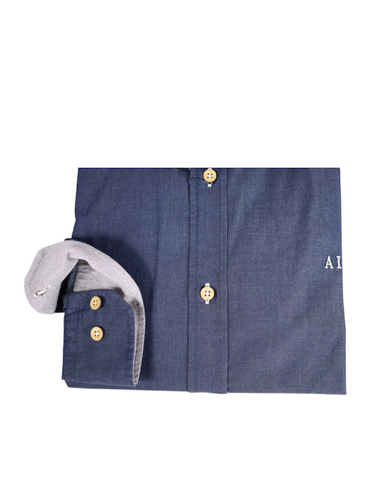 Cu mânecă lungă Cămașă Denim