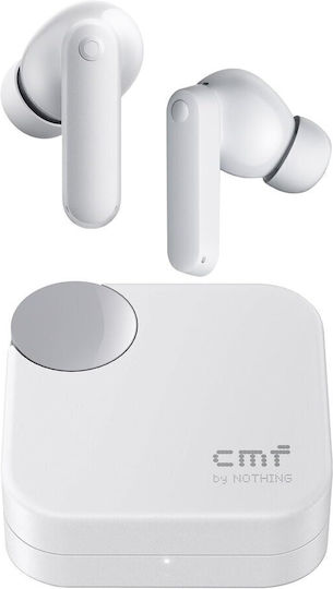 Nothing CMF Buds 2a Bluetooth Handsfree Earphones with Sweat Resistance and Charging Case White