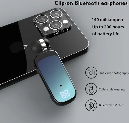 Fineblue K65 In-ear Bluetooth Handsfree Ακουστικό Χρυσό