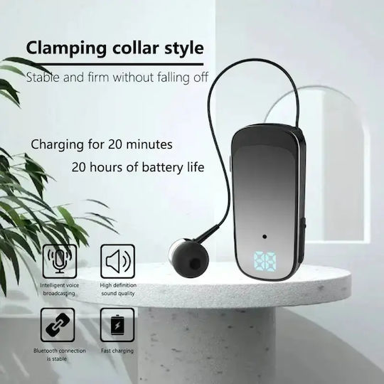 Fineblue K65 In-ear Bluetooth Handsfree Ακουστικό Χρυσό