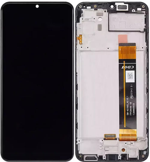 Screen Samsung with Touch Mechanism and Frame for Samsung A236 Galaxy A23 5G (Black)