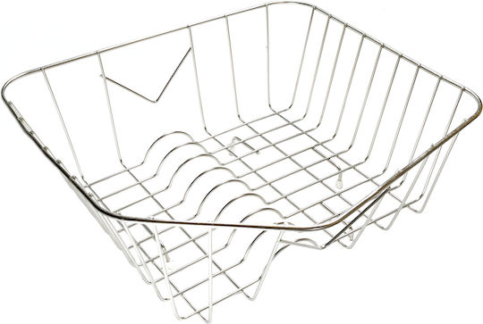 Sanitec Νο 9 Στραγγιστήρι Γούρνας Inox Ασημί 40x32cm