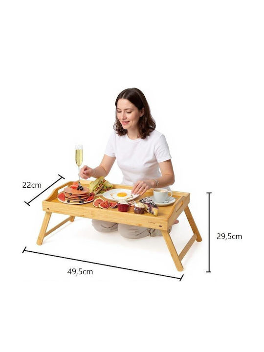 Cheffinger Lemnos Dreptunghiular Tavă de Servire cu Mânere în Culoare Maro CF-5021 1buc