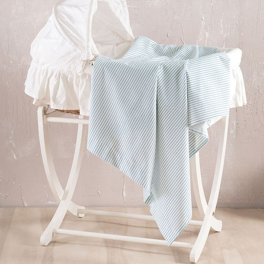 Rythmos Duvet Crib Cotton Motiv Turquoise 110x150cm