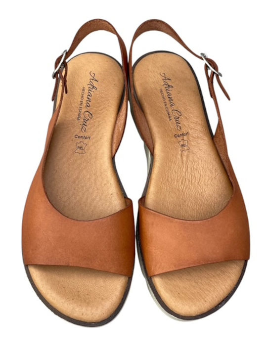 Anatomic Women's Leather Platform Shoes Tabac Brown