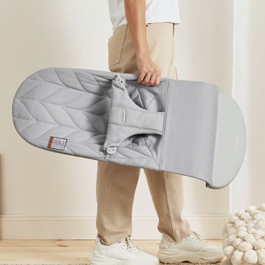 BabyBjorn Handbuch Baby Relax Bliss Petal Quilt Light Grey für Kind bis 13kg