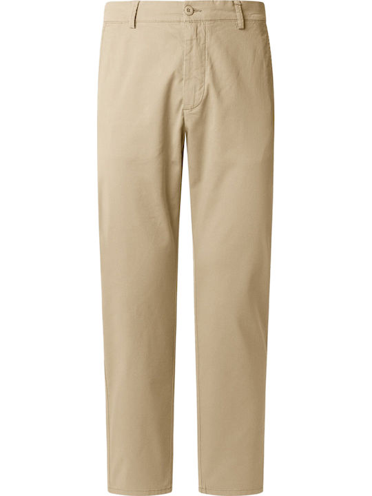 Pantaloni Barbati Chino Slim Fit Stone Beige
