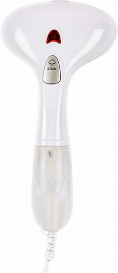 Aparat de călcat cu abur pentru haine de Mână 1500W cu rezervor 120ml Alb