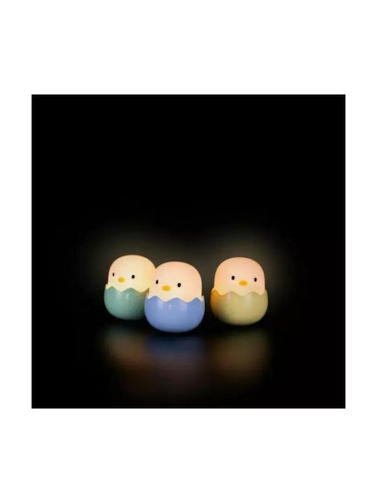 Mega Light Φωτάκι Νυκτός LED Eggy & Friends Baby Eggy USB Μπλε Θερμό