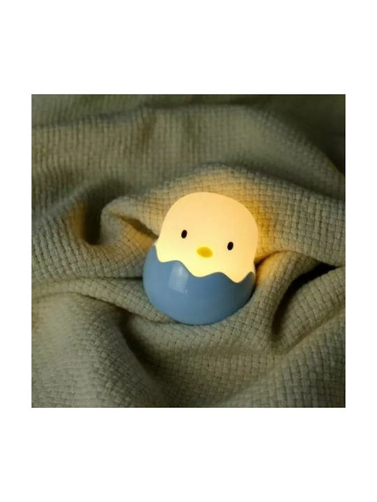 Mega Light Φωτάκι Νυκτός LED Eggy & Friends Baby Eggy USB Μπλε Θερμό