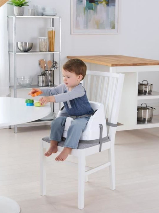 Ingenuity Tragbar Booster-Stuhl Kunststoff für Stuhl Baby Base Grey