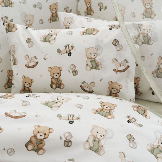 Vesta Home Baby Duvet Cover Set With Pillowcase Anew 120x160cm