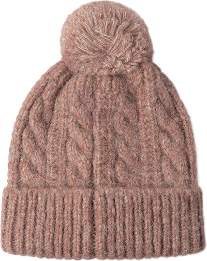 Beanie Beanie Knitted in Pink color