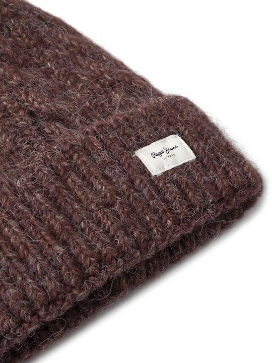 Beanie Frauen Beanie Gestrickt in Rot Farbe