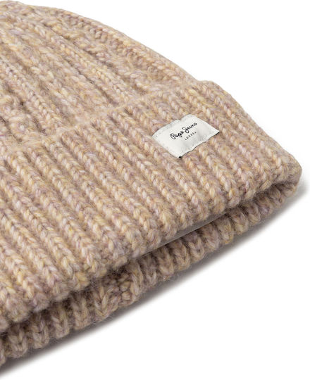 Beanie Γυναικείος Σκούφος Πλεκτός σε Ροζ χρώμα