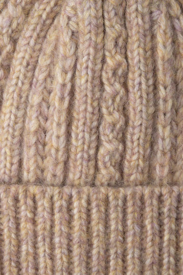 Beanie Γυναικείος Σκούφος Πλεκτός σε Ροζ χρώμα