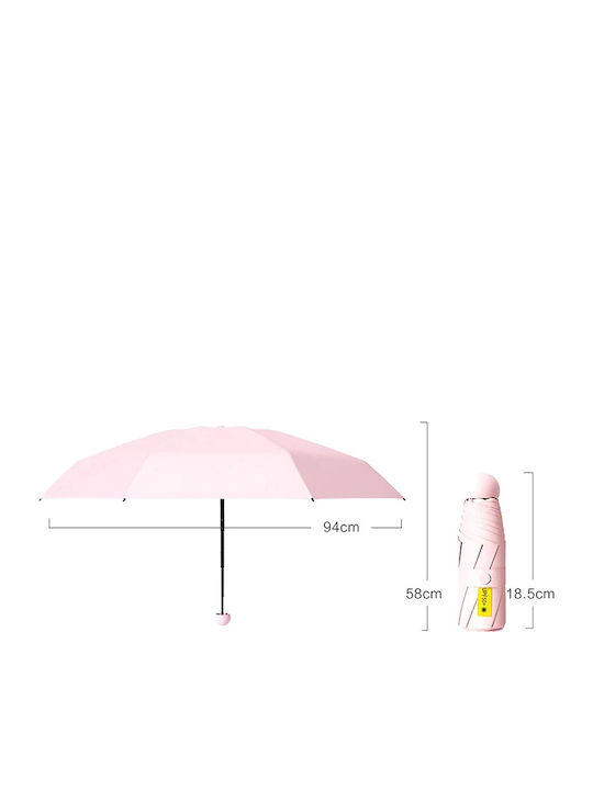 Windproof Umbrella Compact Red