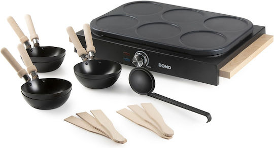 Domo Elektrisches Wok 1000W Schwarz