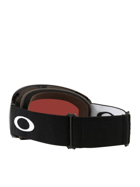 Oakley Snow Mască de Schi & Snowboard pentru Adulți Neagră cu Lentilă Fumurie Neagră