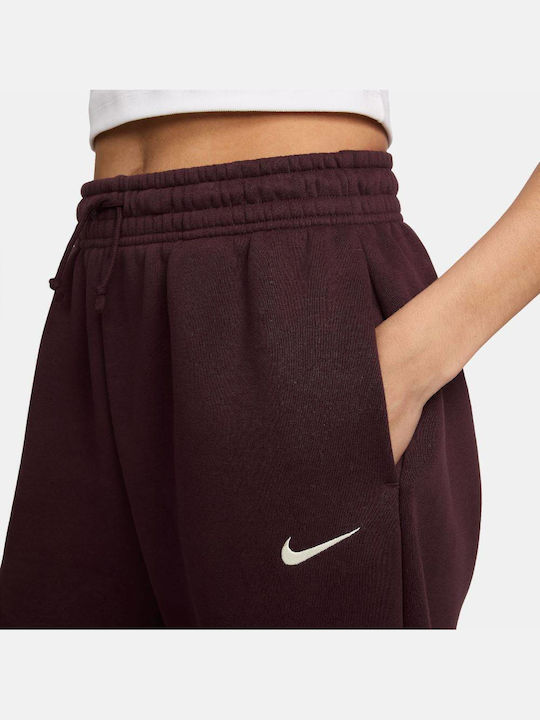 Sportswear Phoenix Παντελόνι Φόρμας Fleece Burgundy