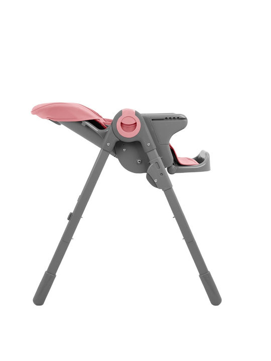 Kikka Boo Comfy Αναδιπλούμενο Καρεκλάκι Φαγητού με Ρυθμιζόμενο Ύψος Ροζ