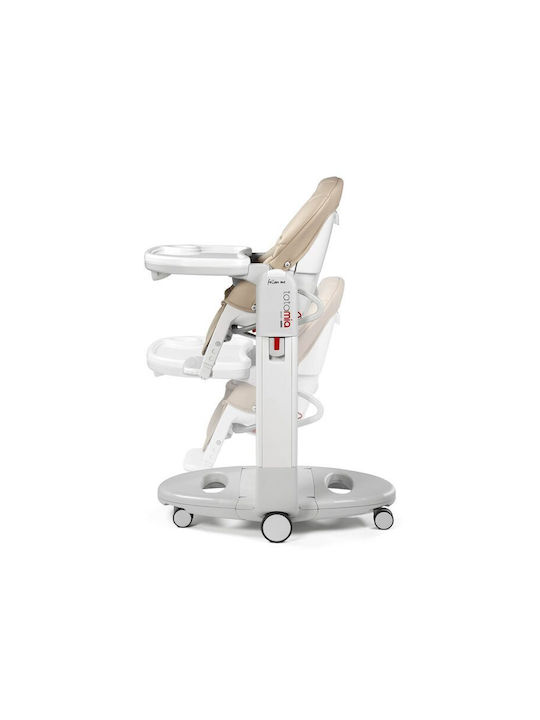 Peg Perego Tatamia Follow Me Сгъваемо Бебешко Столче за Хранене 3 в 1 с Пластмасова Рамка Astral