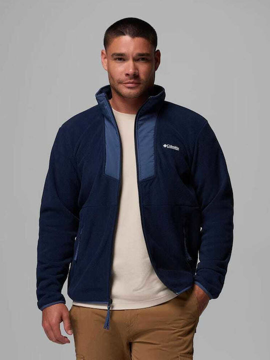 Ανδρική Ζακέτα Fleece Μπλε